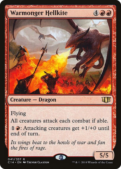 Warmonger Hellkite in the group Magic the Gathering / Types / Colors / Red at Proxyprinters.com (66210)