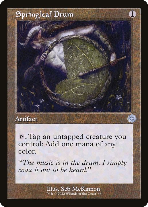 Springleaf Drum in the group Magic the Gathering / Types / Artifacts / Artifact at Proxyprinters.com (66243)