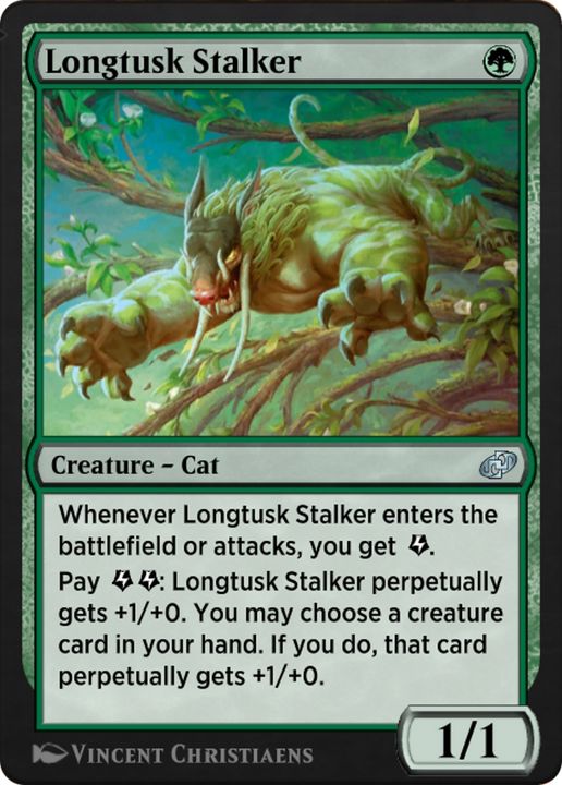 Longtusk Stalker in the group Magic the Gathering / Types / Colors / Green at Proxyprinters.com (66254)