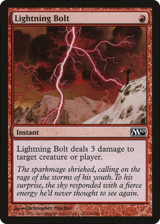 Lightning Bolt in the group Magic the Gathering / Types / Colors / Red at Proxyprinters.com (66260)