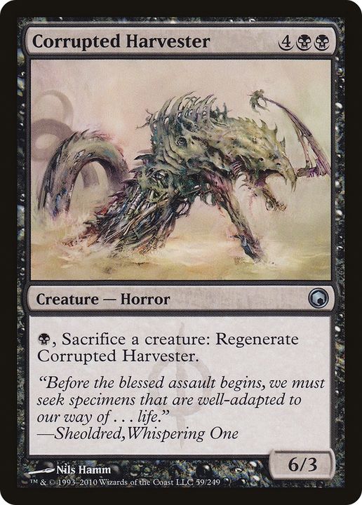 Corrupted Harvester in the group Magic the Gathering / Types / Colors / Black at Proxyprinters.com (66275)