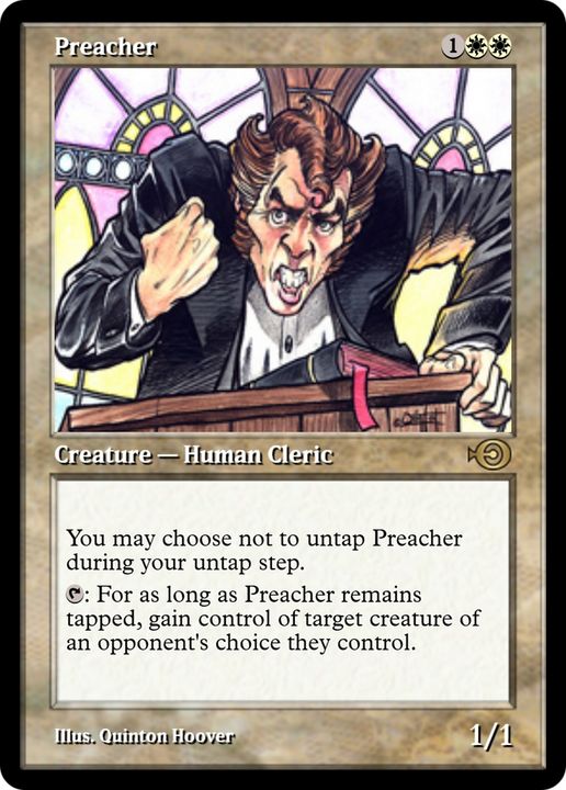 Preacher in the group Magic the Gathering / Types / Creatures / Human at Proxyprinters.com (66287)