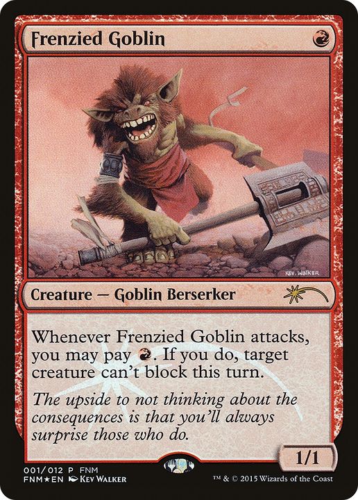 Frenzied Goblin in the group Magic the Gathering / Types / Creatures / Goblin at Proxyprinters.com (66291)