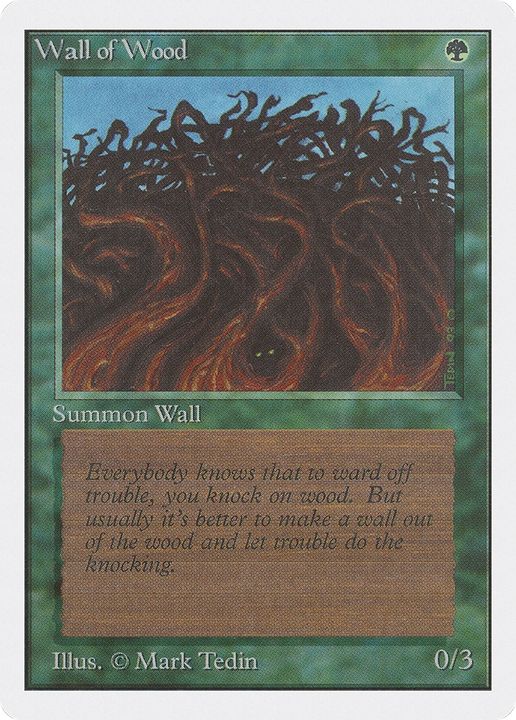 Wall of Wood in the group Magic the Gathering / Types / Colors / Green at Proxyprinters.com (66305)