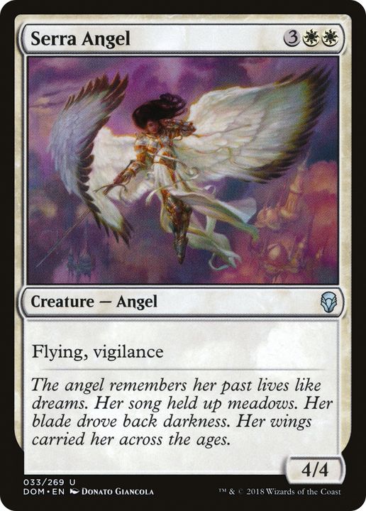 Serra Angel in the group Magic the Gathering / Types / Colors / White at Proxyprinters.com (66319)