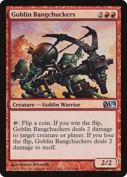 Goblin Bangchuckers in the group Magic the Gathering / Types / Creatures / Warrior at Proxyprinters.com (66322)