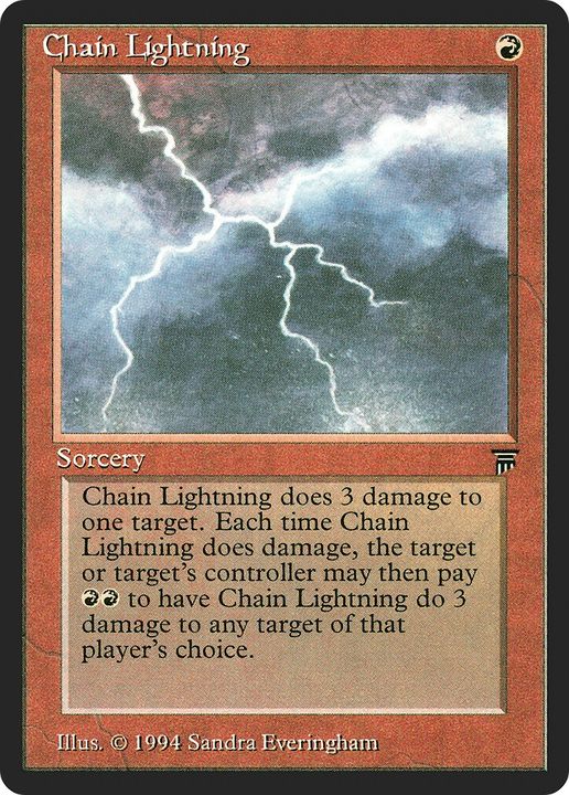 Chain Lightning in the group Magic the Gathering / Sets / Legends at Proxyprinters.com (66357)