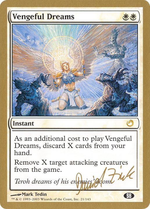 Vengeful Dreams in the group Magic the Gathering / Types / Colors / White at Proxyprinters.com (66361)