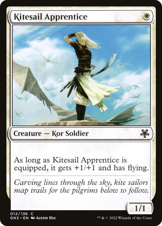 Kitesail Apprentice in the group Magic the Gathering / Types / Colors / White at Proxyprinters.com (66364)