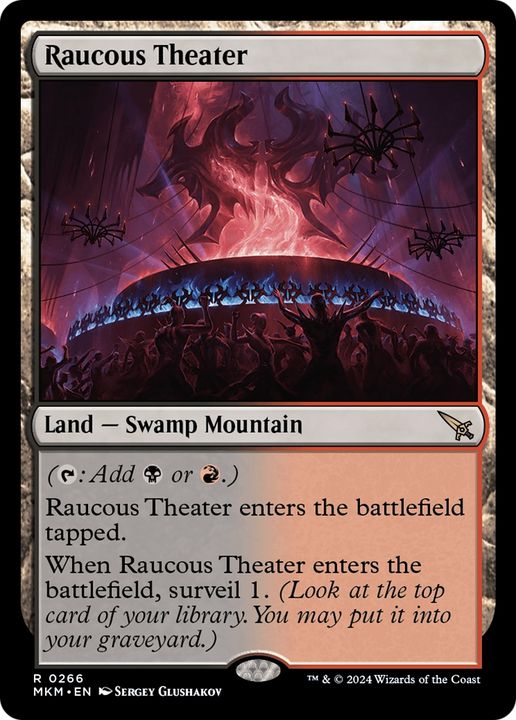 Raucous Theater in the group Magic the Gathering / Types / Land / Mountain at Proxyprinters.com (66375)