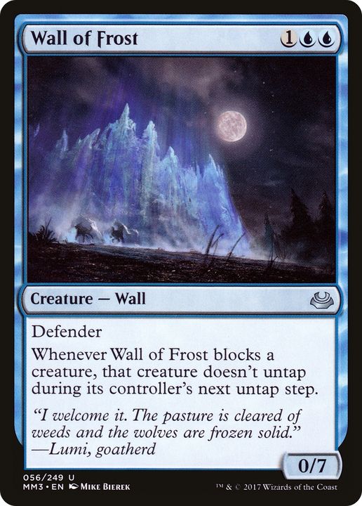 Wall of Frost in the group Magic the Gathering / Types / Colors / Blue at Proxyprinters.com (66400)