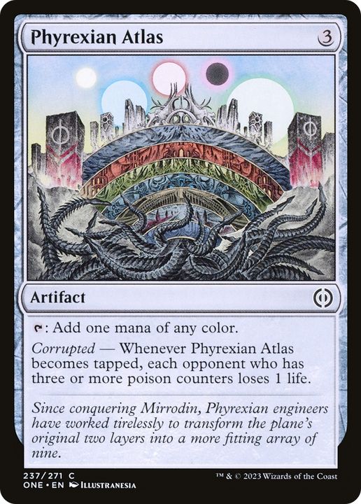 Phyrexian Atlas in the group Magic the Gathering / Sets / Phyrexia: All Will Be One at Proxyprinters.com (66401)