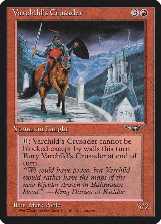 Varchild's Crusader in the group Magic the Gathering / Types / Creatures / Human at Proxyprinters.com (66402)