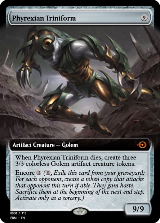 Phyrexian Triniform in the group Magic the Gathering / Types / Colors / Colorless at Proxyprinters.com (66404)