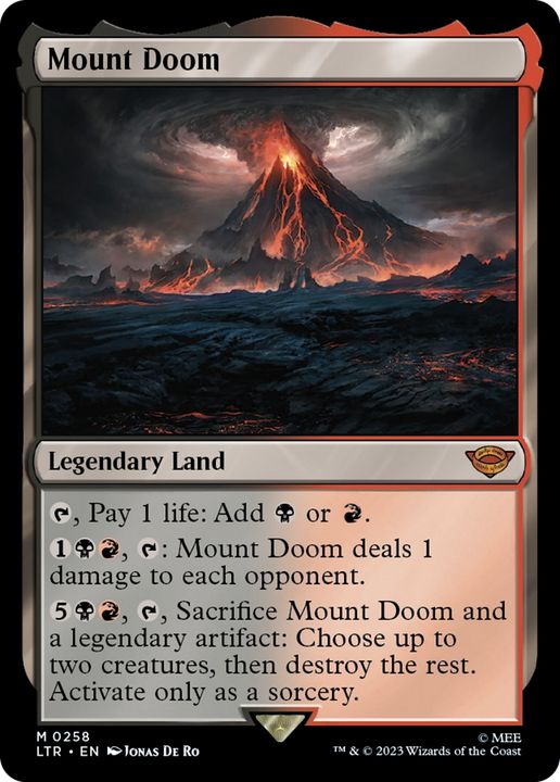 Mount Doom in the group Magic the Gathering / Sets / The Lord of the Rings: Tales of Middle-earth at Proxyprinters.com (66418)