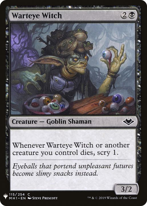 Warteye Witch in the group Magic the Gathering / Types / Creatures / Goblin at Proxyprinters.com (66422)