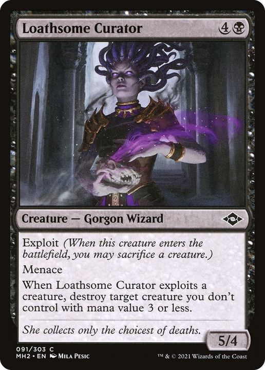 Loathsome Curator in the group Magic the Gathering / Sets / Modern Horizons 2 Minigames at Proxyprinters.com (6648)