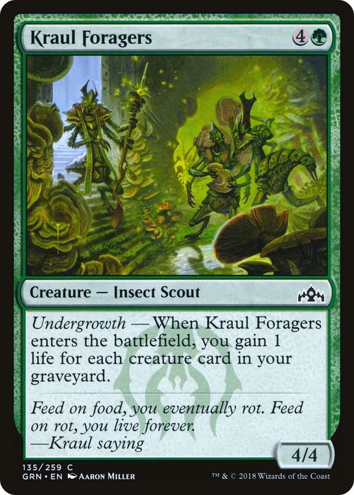 Kraul Foragers in the group Magic the Gathering / Types / Colors / Green at Proxyprinters.com (66491)