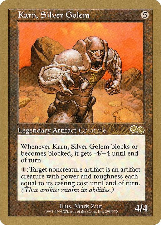 Karn, Silver Golem in the group Magic the Gathering / Sets / World Championship Decks 1999 at Proxyprinters.com (6651)