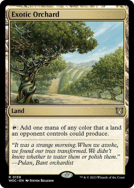 Exotic Orchard in the group Magic the Gathering / Sets / Wilds of Eldraine Commander Tokens at Proxyprinters.com (6657)