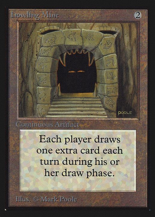 Howling Mine in the group Magic the Gathering / Types / Artifacts / Artifact at Proxyprinters.com (66587)