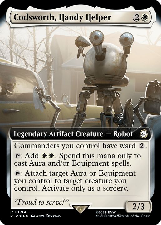 Codsworth, Handy Helper in the group Magic the Gathering / Types / Artifacts / Legendary Artifact at Proxyprinters.com (66588)