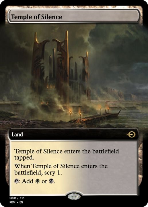 Temple of Silence in the group Magic the Gathering / Types / Colors / Colorless at Proxyprinters.com (66591)