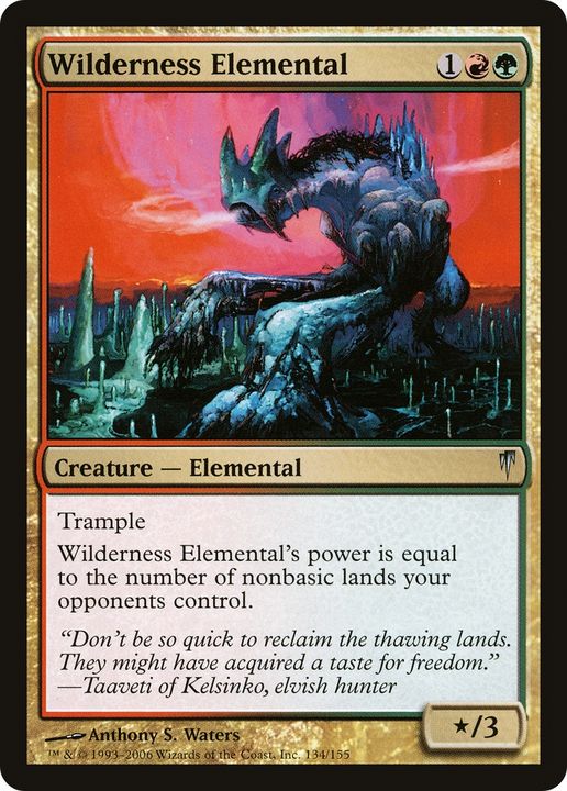 Wilderness Elemental in the group Magic the Gathering / Sets / Coldsnap at Proxyprinters.com (66592)