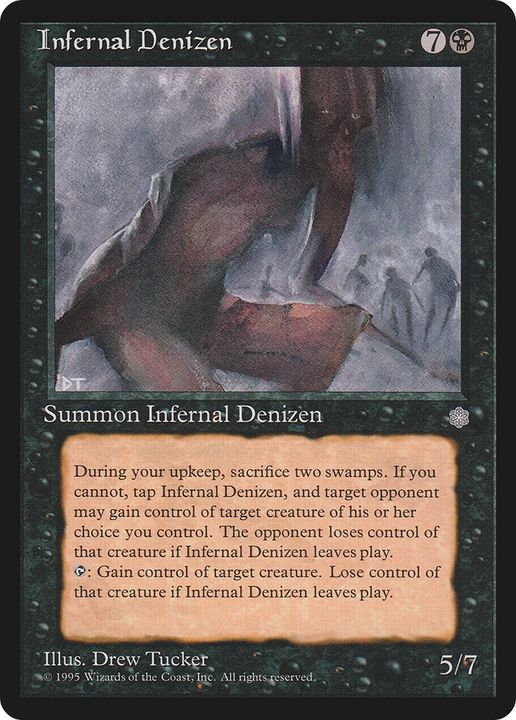 Infernal Denizen in the group Magic the Gathering / Types / Colors / Black at Proxyprinters.com (66598)