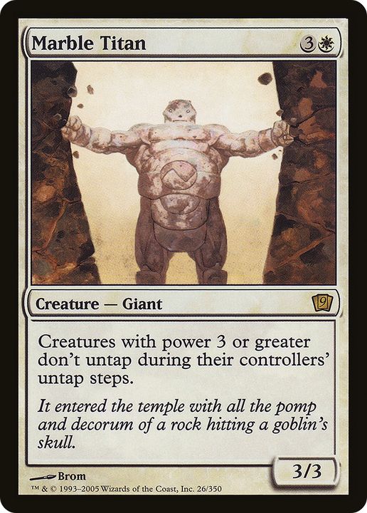 Marble Titan in the group Magic the Gathering / Types / Colors / White at Proxyprinters.com (66626)