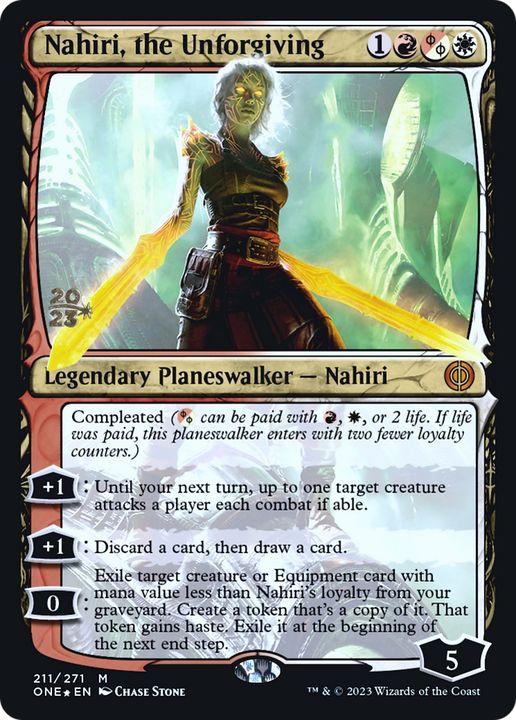 Nahiri, the Unforgiving in the group Magic the Gathering / Types / Colors / Multicolors / R, W at Proxyprinters.com (66635)