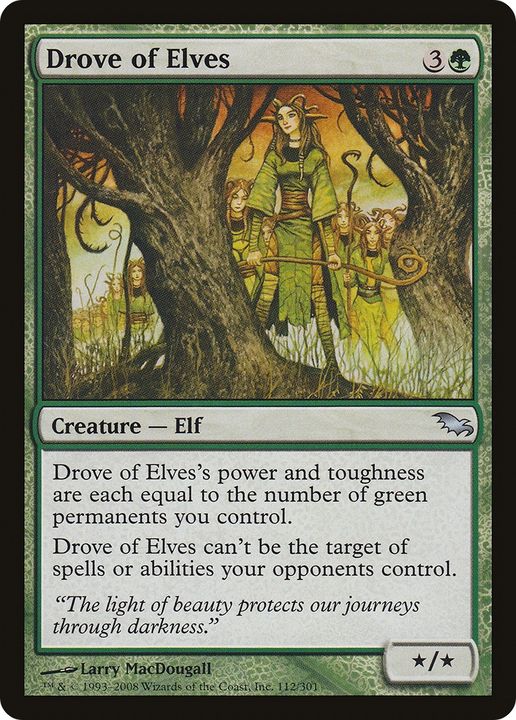 Drove of Elves in the group Magic the Gathering / Types / Creatures / Elf at Proxyprinters.com (66643)