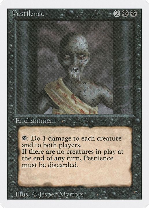 Pestilence in the group Magic the Gathering / Types / Enchantment / Enchantment at Proxyprinters.com (66665)