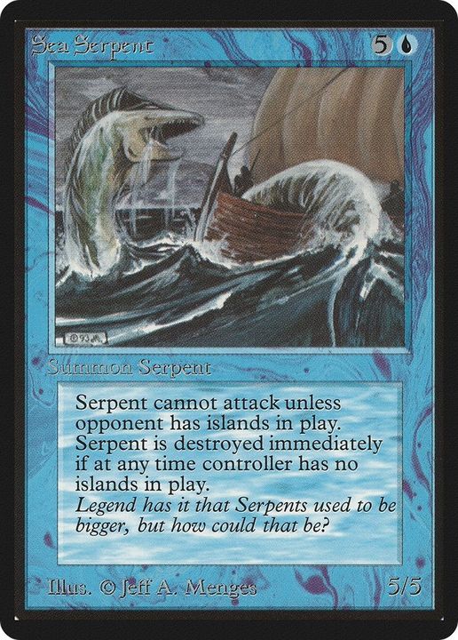 Sea Serpent in the group Magic the Gathering / Types / Colors / Blue at Proxyprinters.com (6668)