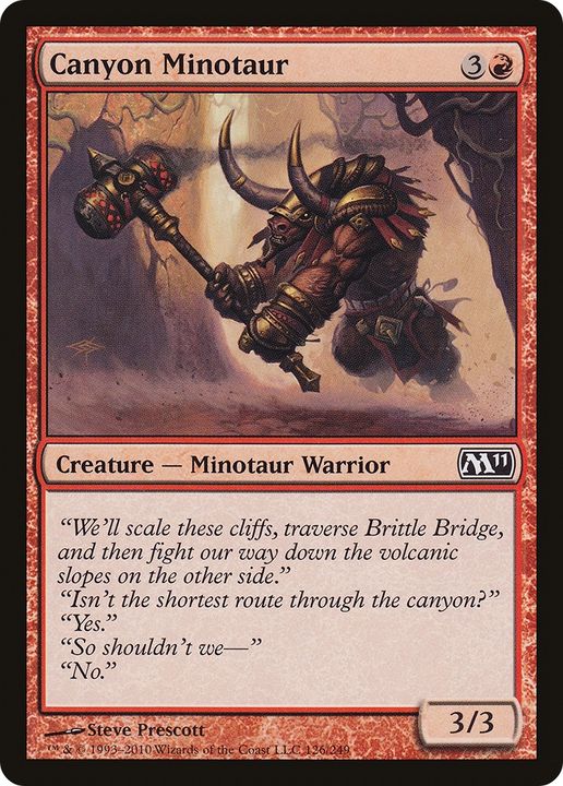 Canyon Minotaur in the group Magic the Gathering / Types / Creatures / Warrior at Proxyprinters.com (66683)