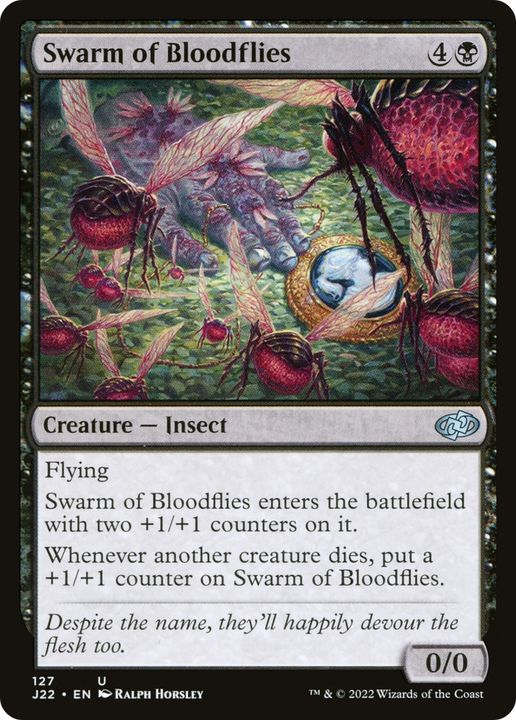 Swarm of Bloodflies in the group Magic the Gathering / Types / Colors / Black at Proxyprinters.com (66690)