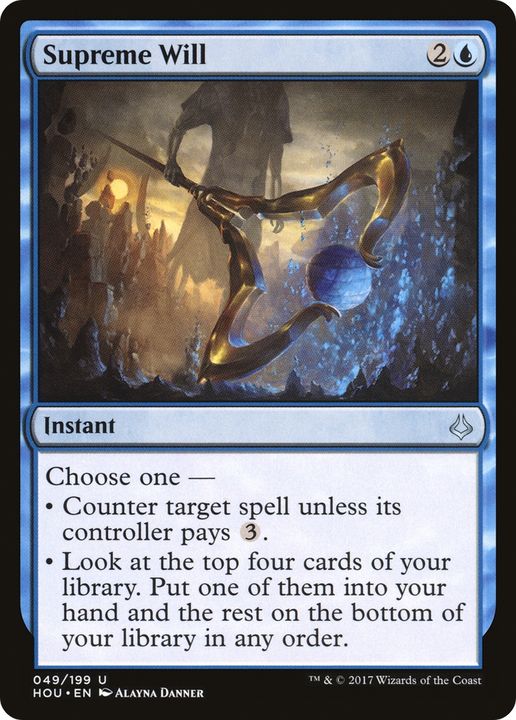 Supreme Will in the group Magic the Gathering / Types / Colors / Blue at Proxyprinters.com (66692)