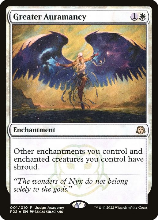 Greater Auramancy in the group Magic the Gathering / Sets / Judge Gift Cards 2022 at Proxyprinters.com (66693)