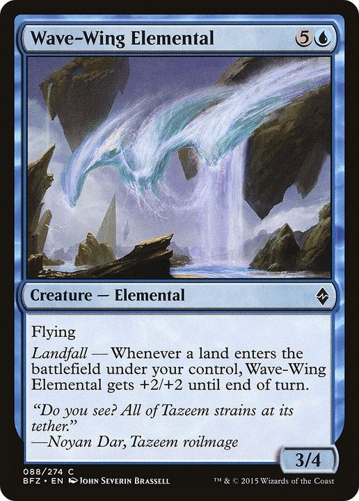 Wave-Wing Elemental in the group Magic the Gathering / Types / Colors / Blue at Proxyprinters.com (6670)