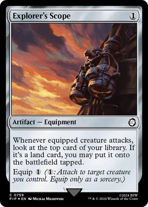 Explorer's Scope in the group Magic the Gathering / Types / Artifacts / Artifact at Proxyprinters.com (66709)