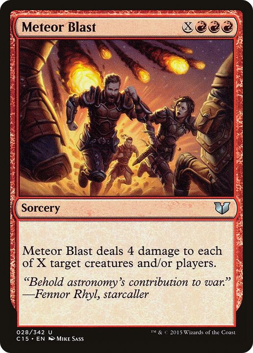 Meteor Blast in the group Magic the Gathering / Sets / Commander 2015 at Proxyprinters.com (66723)