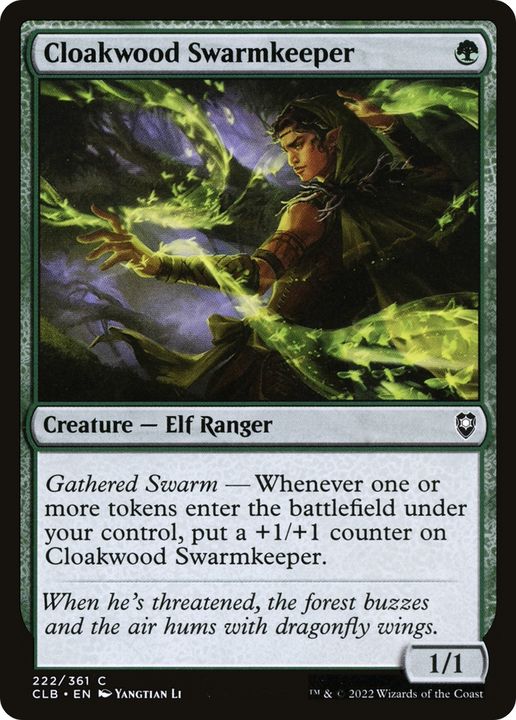 Cloakwood Swarmkeeper in the group Magic the Gathering / Sets / Commander Legends: Battle for Baldur's Gate at Proxyprinters.com (66727)