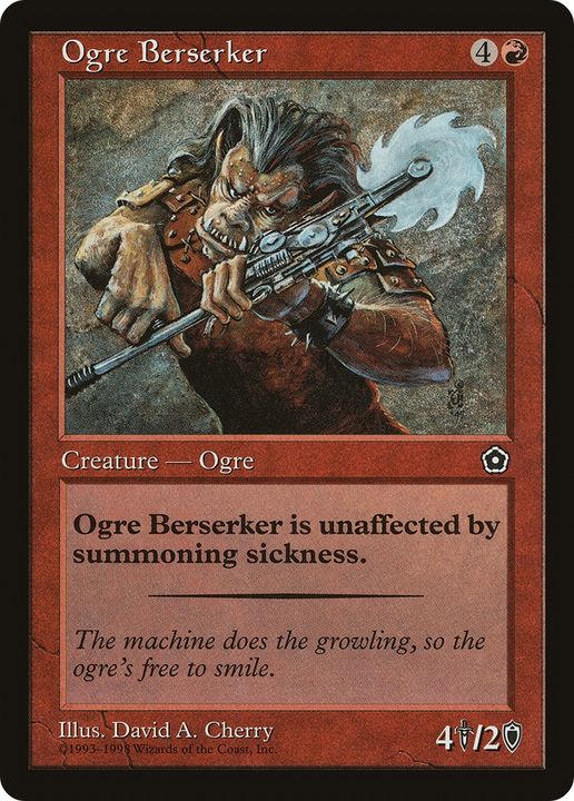 Ogre Berserker in the group Magic the Gathering / Types / Colors / Red at Proxyprinters.com (66732)