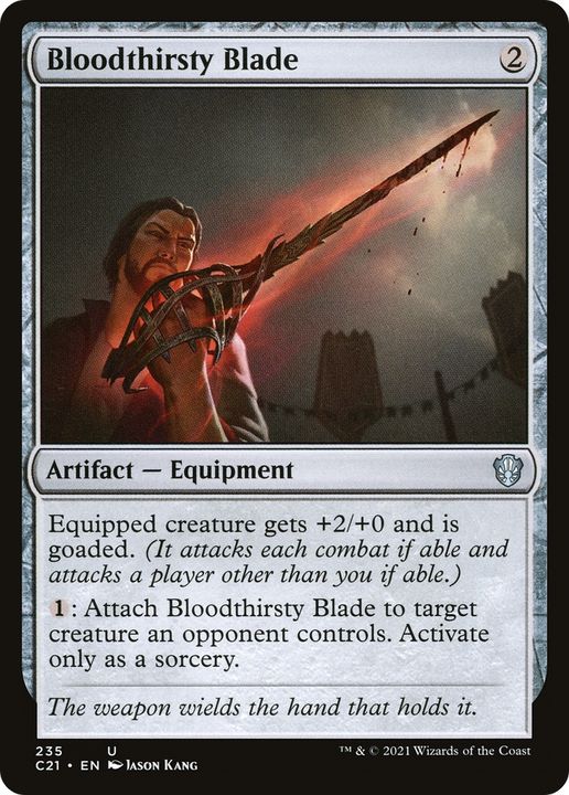 Bloodthirsty Blade in the group Magic the Gathering / Sets / Commander 2021 at Proxyprinters.com (66744)