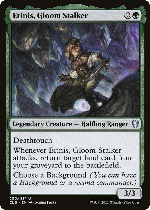 Erinis, Gloom Stalker in the group Magic the Gathering / Sets / Commander Legends: Battle for Baldur's Gate at Proxyprinters.com (66772)