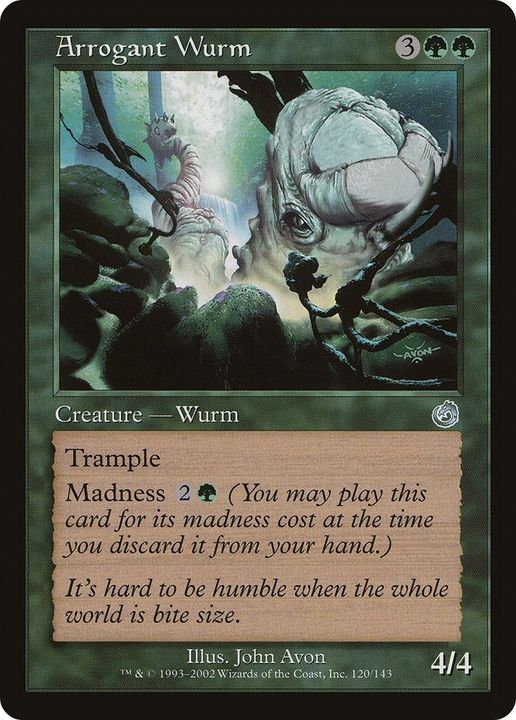 Arrogant Wurm in the group Magic the Gathering / Types / Colors / Green at Proxyprinters.com (6678)