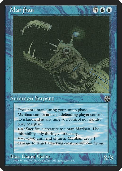 Marjhan in the group Magic the Gathering / Types / Colors / Blue at Proxyprinters.com (66781)