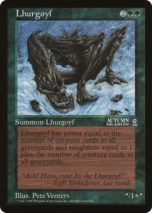 Lhurgoyf in the group Magic the Gathering / Sets / Oversized League Prizes at Proxyprinters.com (66783)