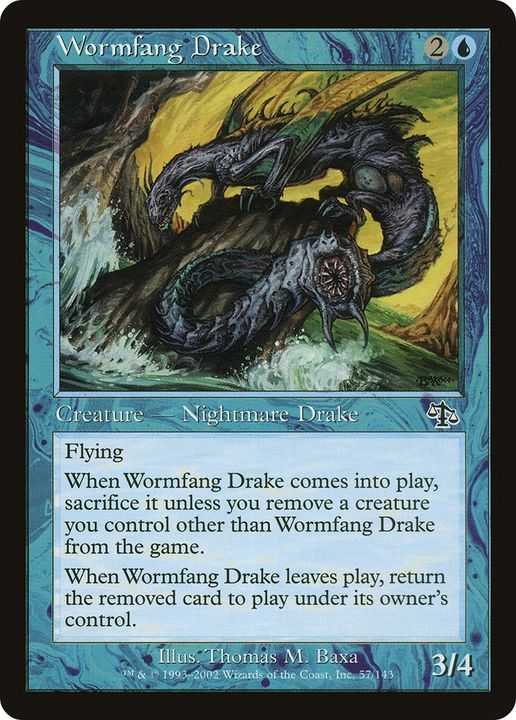 Wormfang Drake in the group Magic the Gathering / Types / Colors / Blue at Proxyprinters.com (66786)