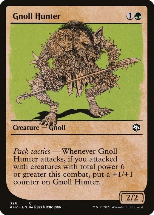 Gnoll Hunter in the group Magic the Gathering / Types / Colors / Green at Proxyprinters.com (6679)